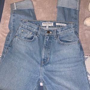 American Apparel high waisted jeans